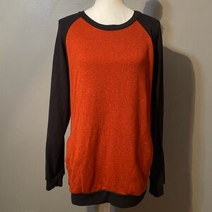 Stylish Orange and Black Women's Top